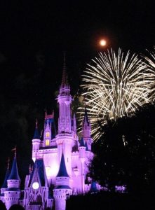 fireworks from the porch